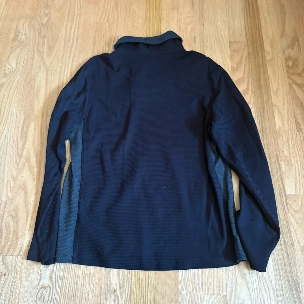 Calvin Klein Men’s Gray Button Collar Pullover Sweater Medium Cowl
